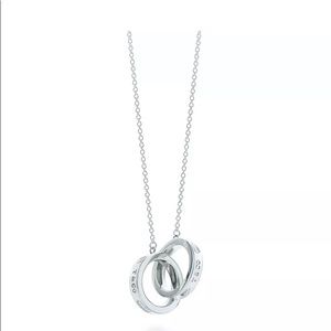 Tiffany & Co. interlocking ring necklace